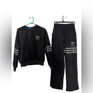 Kids Black Tracksuit Set